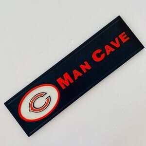 NFL | Chicago Bears Man Cave Wall Sign Décor EUC